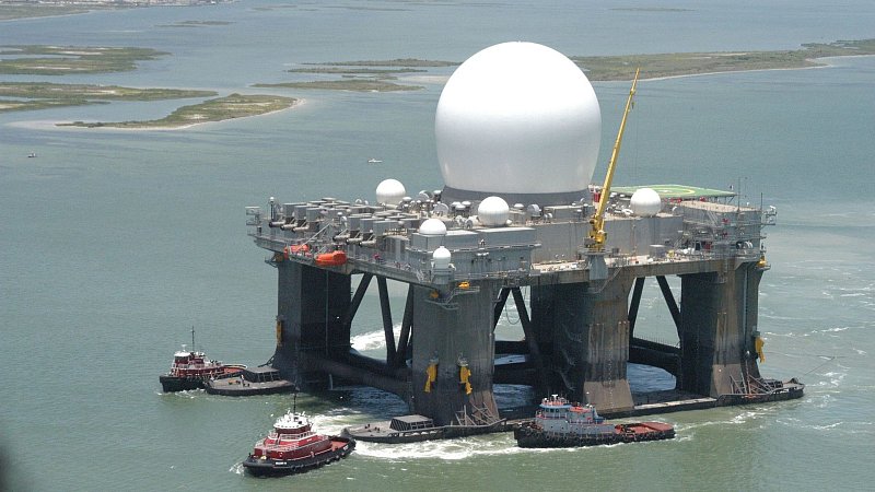 Плавучая РЛС SBX-1, США